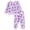 Lavender Bluey, variant on Bluey Toddler Girls' 2-Piece Fleece Sweatshirt and Pants Set Ivory