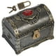 thumbnail image 5 of Cofre del tesoro vintage, joyero decorativo, caja de recuerdo, caja de regalo, joyero vintage, 5 of 8