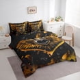 thumbnail image 3 of Feelyou Romantic Love Heart Bedding Comforter Set 7 Pieces, Angel Wings Full Bedding Set, 3 of 8
