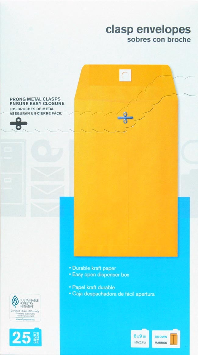 Ampad 6x9 Clasp Envelope