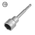 thumbnail image 2 of Unique Bargains 1/4' Quick Change Shank Cr-V 19mm Non-Magnetic Nut Setter, 4' Length, 2 of 5