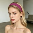 thumbnail image 2 of Hkoxplj Headbands for Women 6 Pack Wide Elastic Stretchy Sweatbands Soft Sports Thin Head Non for Fashion Washing Workouts, 2 of 4