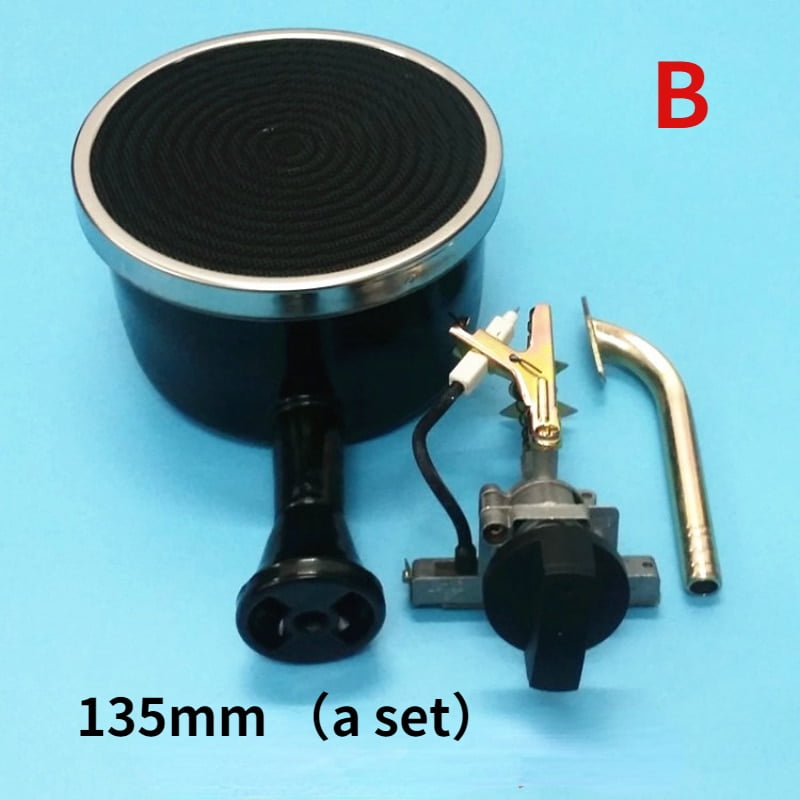 circular infrared burner for natural liquid gas cooking burner black round infrared stove accessories