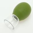 thumbnail image 5 of Unique Bargains 1 Pc Convenient Cupping Facial Tools for Beauty Parlor Green Silicone Glass, 5 of 5