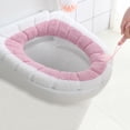 thumbnail image 3 of Paquete de 2 cojines universales impermeables para asiento de inodoro con colgante, 3 of 4