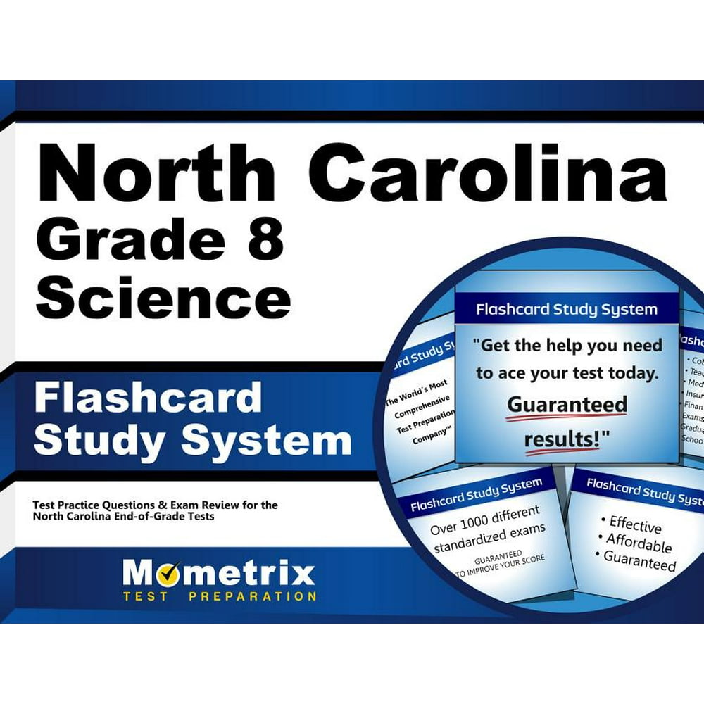North Carolina Grade 8 Science Flashcard Study System North Carolina Eog Test Practice