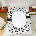 thumbnail image 5 of Castle Fairy Dreamy Bowtie Queen Sheet Sets for Teenagers Female Men,Leopard Print Bed Set, 5 of 7