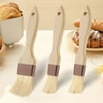 thumbnail image 6 of 3Pcs/5Pcs Pastry Brush, Natural Bristle Basting Brush, Cooking Brush, Food Brush, Butter Brush, Baster Brush, BBQ Brushes for Sauce, Kitchen Baking Brushes for Oil Butter, 6 of 7
