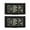 Black, variant on Monyance Vehicle Clock 2 Sets Car Clock Dashboard Digital Clock Adhesive Mini Vehicle Clock Auto Clock(2.56X1.42X0.79Inches)