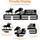 thumbnail image 5 of Exhibidor de medallas ecuestres, soporte para medallas de salto ecuestre, estante de pared para premios, soporte para cintas, exhibidor de cintas de caballos, regalo para atletas, 5 of 9