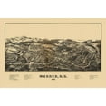 thumbnail image 2 of Unknown 18x13 White Modern Wood Framed Museum Art Print Titled - Warner New Hampshire -1887, 2 of 4