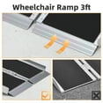 thumbnail image 4 of 2FT/3FT/4FT/5FT/6FT/7FT/8FT Portable Wheelchair Ramp, Folding Wheelchair Ramp for Steps, Non-Slip Aluminum Ramps with Handle, Portable Ramps for Wheelchairs Home Car Doorways, 4 of 6