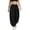 Solid Color, variant on hoksml Women's Tie Waist Jogger Pants, Solid Color Loose Elastic Cuff Casual Trousers