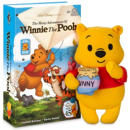 Disney Parks VHS Series 2 Winnie the Pooh Plush Small 8'' New Limited