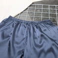 thumbnail image 5 of Satin Pajamas Set for Women Long Sleeve Belted Cardigan Sleepwear Silk Nightwear V-Neck PJs Set 2 Piece Lounge Sets, 5 of 7