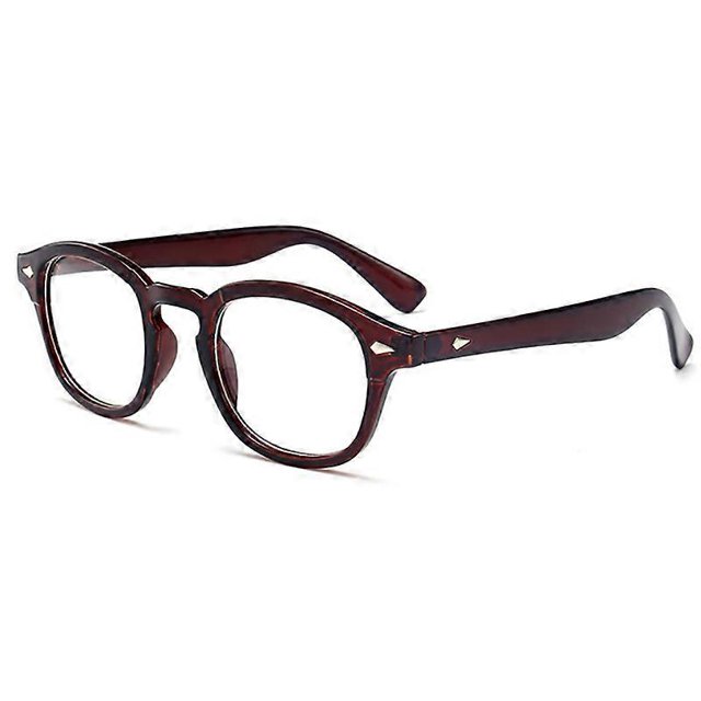 Fashion Vintage Johnny Depp Style Round Sunglasses Clear Tinted Lens Brand Design Party Show Sun Glasses Oculos De Sol