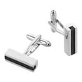 thumbnail image 1 of unbranded 1Par De Cufflinks Para Camisa Con Negro Para Ocasion Formal Y, 1 of 8