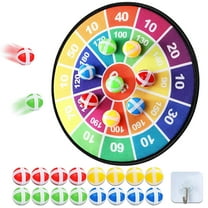 Dart Board Games for Kids,Ideal Indoor and Party Games 28.3Inches Safe Dart Board with 16 Sticky Balls, Best Sport Toys Gifts for 3   Years Old Boys and Girls