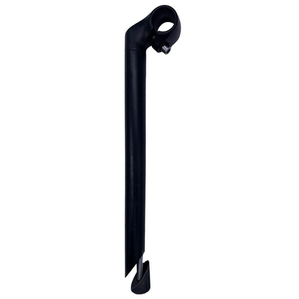 Bicicleta quill stem aleación de aleación de aleación barra rosca tubo bicicleta bicicleta cuello de cuello pinza clásico vástago elevador 25.4mm Negro Baoblaze Tallo de bicicleta