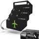 thumbnail image 1 of Juego de etiquetas de equipaje Untethered, paquete de 4 para maletas y bolsos, 1 of 9