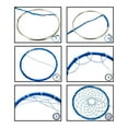 thumbnail image 5 of Paracord Planet Metal Hoops - Silver - Multiple Sizes & Pack Options, 5 of 5