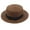 Coffee, variant on Clearance! Audhol Fedora Hats for Women Ladies Women's Summer Solid Hat Top Sun Visor Sun Straw Beach Hat Straw Hats for Women Black One Size