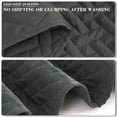 thumbnail image 4 of Exclusivo Mezcla 3-Piece Queen Size Quilt Set, Basket Quilted Bedspread/Coverlet/Bed Cover(90"x 96", Grey), 4 of 7