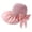 Pink, variant on Yanyanz Sun Hats for Women, Womens Outdoor Casual Bow Decoration Big Head Design Sun Hat, Bucket Hats Pink One Size