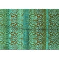 thumbnail image 1 of Ahgly Company Indoor Rectangle Oriental Turquoise Blue Industrial Area Rugs, 6' x 9', 1 of 4