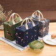 thumbnail image 5 of Bolsa de almuerzo aislada para mujeres y hombres, lonchera reutilizable para oficina, trabajo, escuela, picnic, playa, viajes, 5 of 5