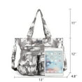 thumbnail image 3 of Angelkiss Purses Handbags for Women PU Tote Satchel Bags for Women Pockets Shoulder Bag, 3 of 6