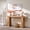 Light Knotty Oak, variant on KeyWhat 63" Entryway Console Table, Wooden Modern Sofa Table Behind Couch, Dual-Level Countertop Design for Hallway, Entryway, Living Room, Antique White