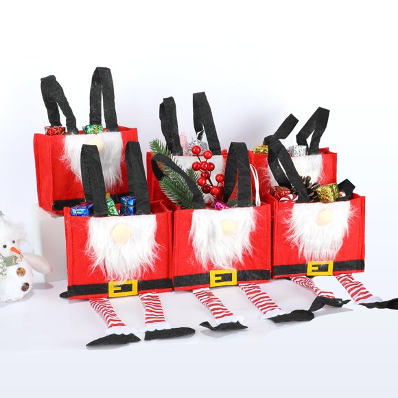 Bolsas de Regalo para Decoraciones Navideñas MSQ Estilo Pantalones de Santa