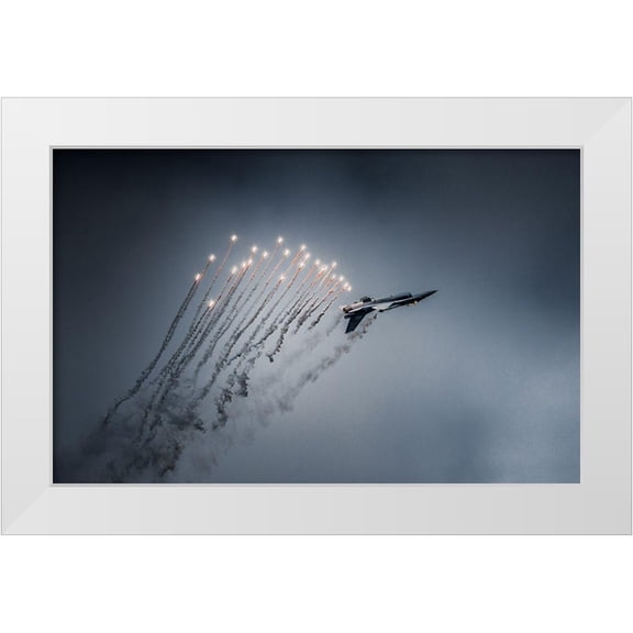 Leon 14x10 White Modern Wood Framed Museum Art Print Titled - Firestarter