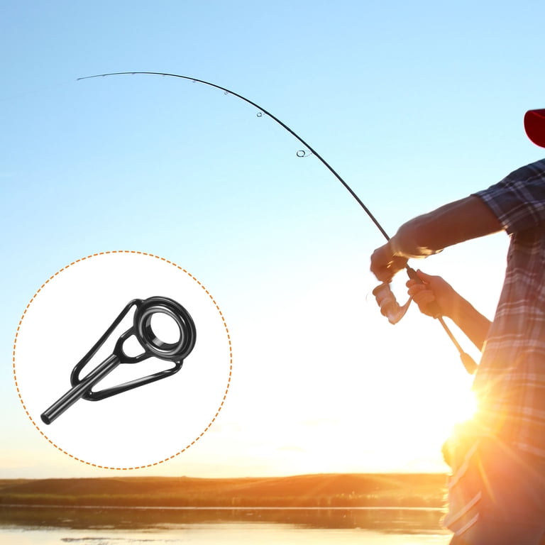 eyelets fishing pole Ultimate Rod Repair Kit With All In One Supplies For Eyelet Replacement Rod Guides Epoxy Glue Wrapping Thread And Tape That Lets You Fix Your All-in-One Fishing Pole Eyelets Replacement