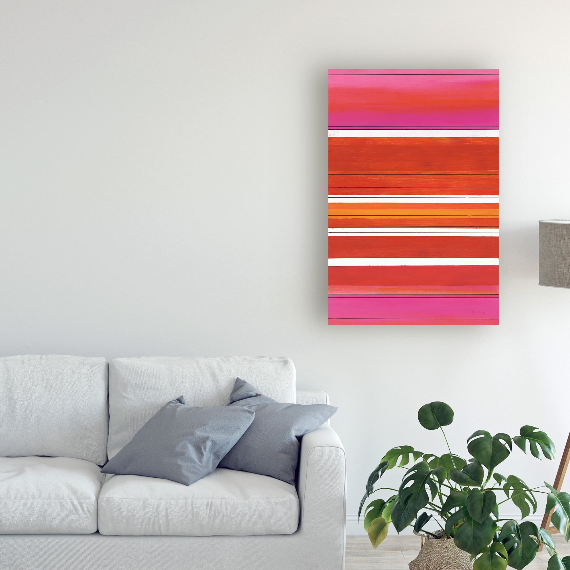 Trademark Fine Art 'Some Like it Hot Stripes' Canvas Art by Piper Rhue