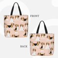thumbnail image 2 of Easygdp Beagle Dog On Brown Bolsa Tote para Mujer, Bolso de Hombro para Trabajo, Playa, Viajes, Compras y Supermercado, 2 of 7