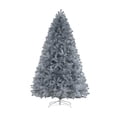 thumbnail image 4 of Giselle Silver Prelit Christmas Tree, Realistic Artificial Christmas Tree with Lights by Naomi Home-Color:Silver,Height:7.5ft, 4 of 10