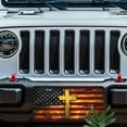 thumbnail image 5 of Cross on American Flag Front License Plate, Metal License Plate, Funny Standard Plates Personalized Novelty Decorative For Men/Women/Boys/Girls Car 6×12 Inch, 5 of 6