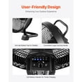 thumbnail image 5 of 10 inch Rechargeable Camping Fan Battery Operated 360 Manual Rotation, 5 of 10