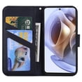 thumbnail image 3 of Funda con estampado de oso para Motorola G31 con tarjetero, cordón, piel sintética, función billetera y protección contra caídas en las esquinas., 3 of 4