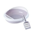 thumbnail image 2 of Bandeja de arena para gatos Sunnimix Caja de arena semicerrada desmontable Gris, 2 of 8