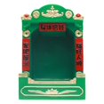 thumbnail image 1 of Soporte de exhibición en miniatura para altar, de resina, decorativo, estilo retro, 4,3 x 3,9 x 5 pulgadas Verde, 1 of 9
