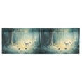 thumbnail image 6 of Yayeee Kitchen Valance Rod Pocket 54" x 18" Living Room Window Curtain, Night Forest Scene, 6 of 6