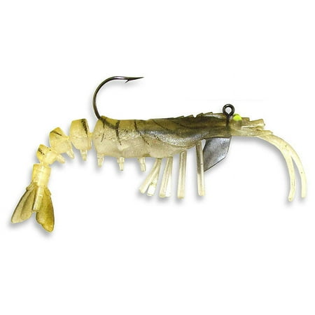 Egret E-VS40-08 Vudu Shrimp Gold 4 Soft Plastic Fishing Sinkbait Saltwater Lure