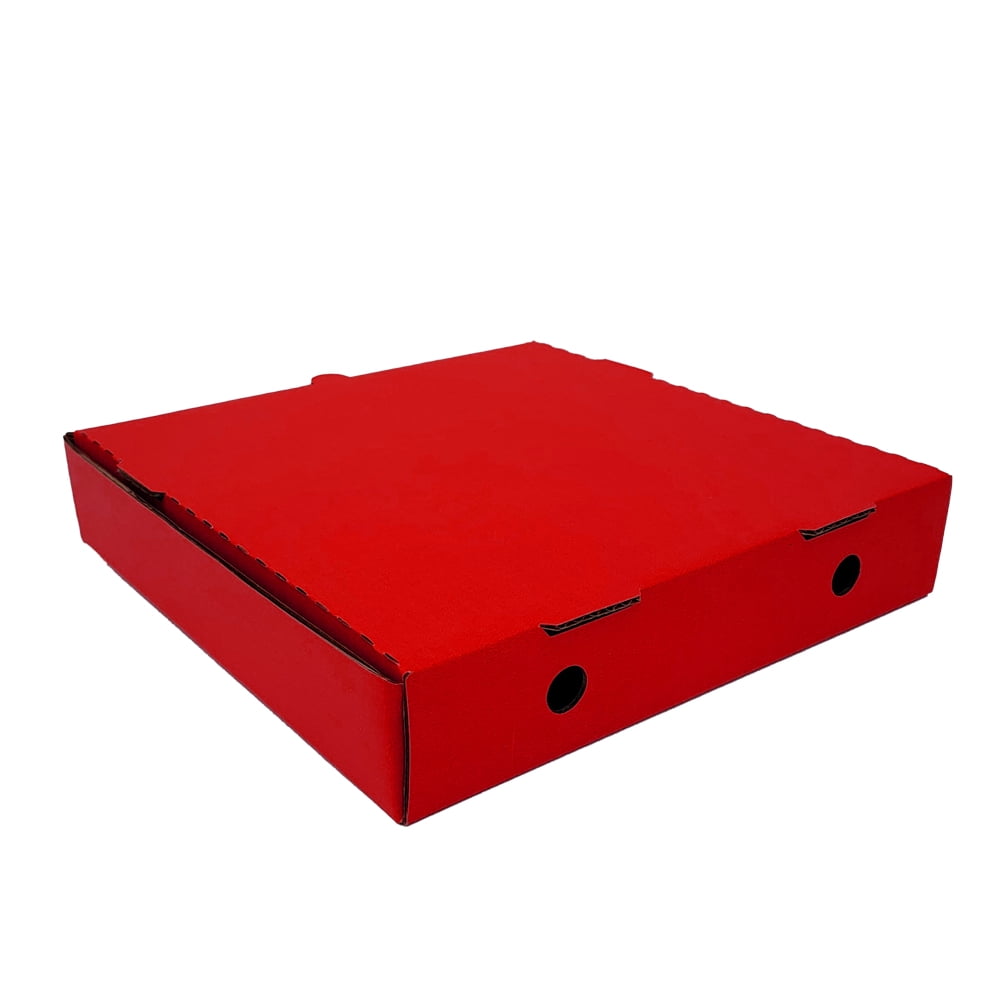 Ucanpack Cardboard Pizza Boxes 12x12x2, Made In USA- Red Empty Pizza Box, 50 Pcs Food Container For Small Business, Bulk Takeaway Square Storage Pizzas Carton