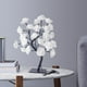 thumbnail image 3 of Lámpara de mesa con luces LED para árbol de rosas y flores, bonsái de hadas, USB, para decoración, festivales y fiestas. Rosa blanca, 3 of 9