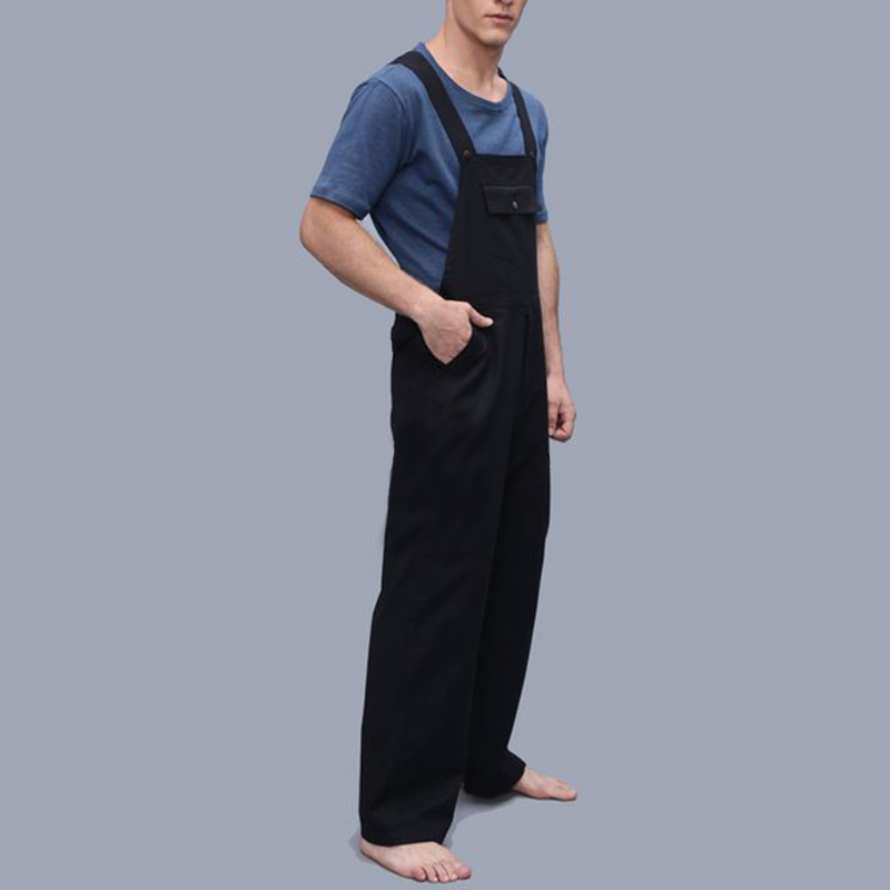 INCERUN Mens Casual Dungarees Wide Leg 
