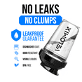 thumbnail image 4 of VELOMIX Leak Proof Protein Shaker Bottle with Wire Whisk, 2 Pack, 20 fl oz, Black/Clear, 4 of 7