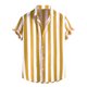 thumbnail image 1 of Camisas de Manga Larga para Hombres Moda Casual Impresión Cuello de Vuelta Blusa Transpirable para Diario Y de Negocios, 1 of 3